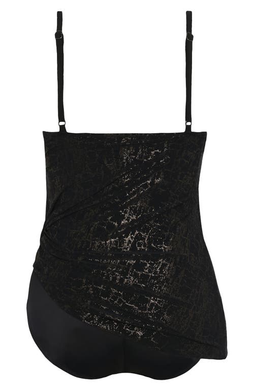 Shop Magicsuit ® Komodo Parker Underwire One-piece Swimsuit In Black/multi