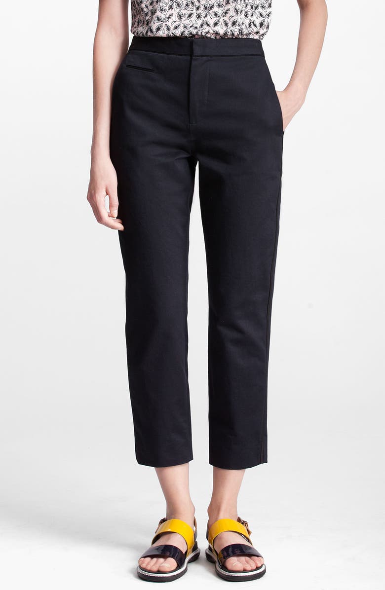 Marni Edition Tuxedo Trim Crop Pants | Nordstrom