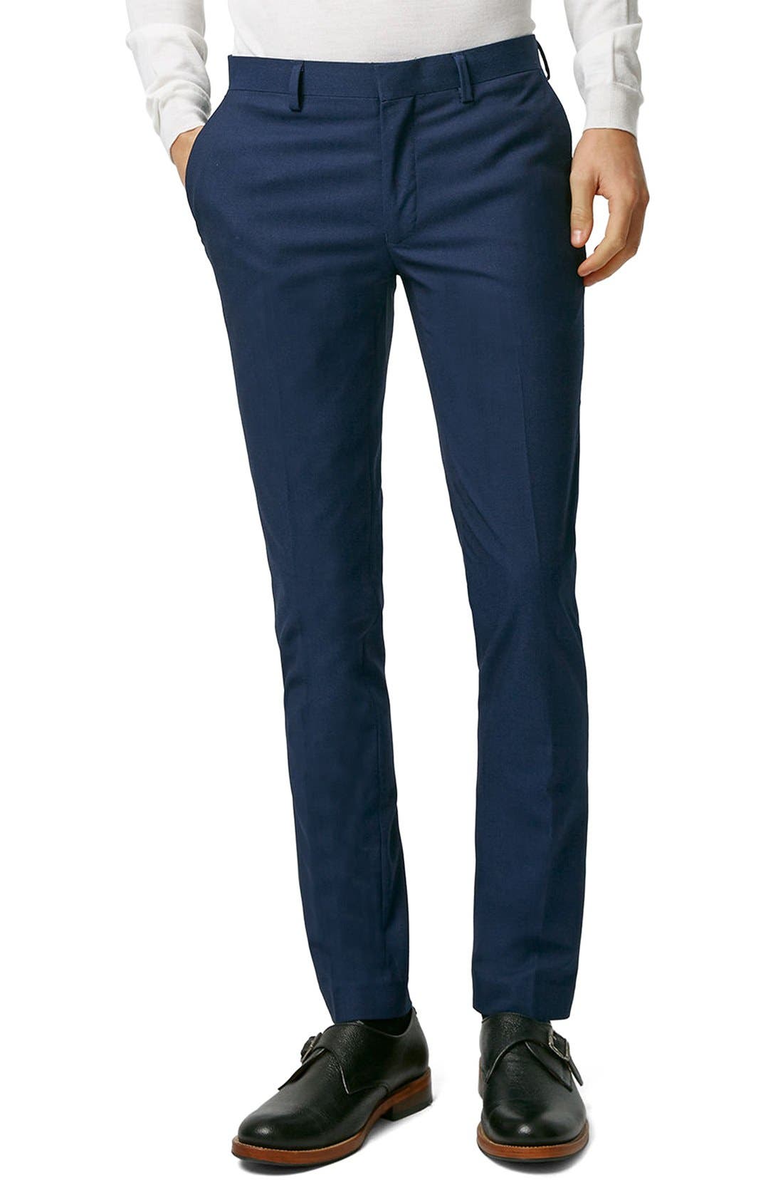 Topman Ultra Skinny Fit Suit Trousers Nordstrom