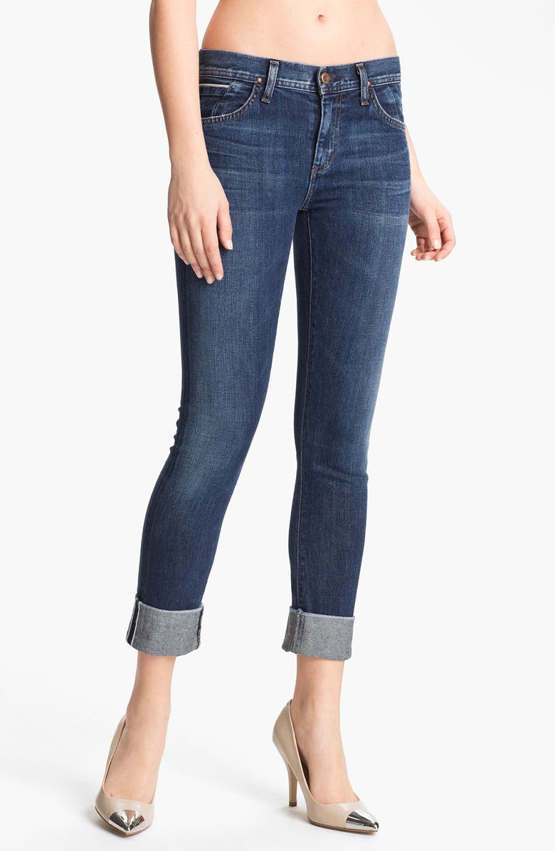 Goldsign 'Jenny' High Waist Crop Skinny Jeans (Debut) | Nordstrom