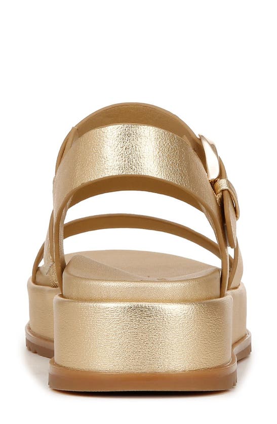 Shop 27 Edit Naturalizer Zizi Platform Sandal In Dark Gold