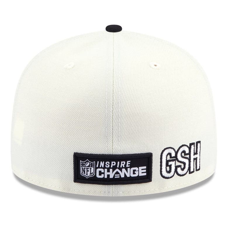 New Era Cream/black Chicago Bears 2022 Inspire Change 59fifty Fitted