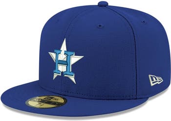New Era Men's New Era Royal Houston Astros White Logo 59FIFTY Fitted Hat