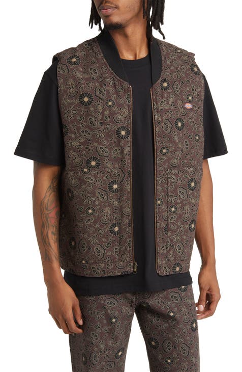Pure Cotton Printed Nachos Crazy Print Long IE Vest For Men, Type