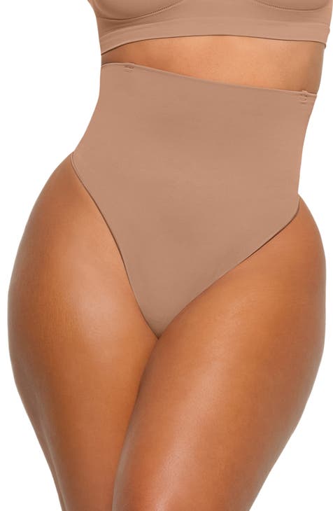  SIMPLINE Thong Shapewear Tummy Control Thong Shaper Women  Seamless High Waist Sculpt Sexy Panty Underwear,Color Nude,Small :  Clothing, Shoes & Jewelry