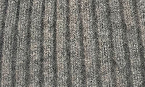 Marcus Adler Rib Knit Stripe Cuff Beanie In Grey