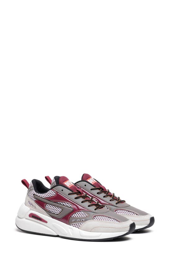 Diesel Sneakers In Mesh And Patent Leather In Multicolor
