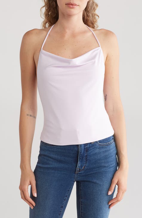 Cowl Neck Halter Top