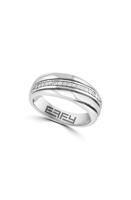 Shop Effy Diamond Band Ring In White