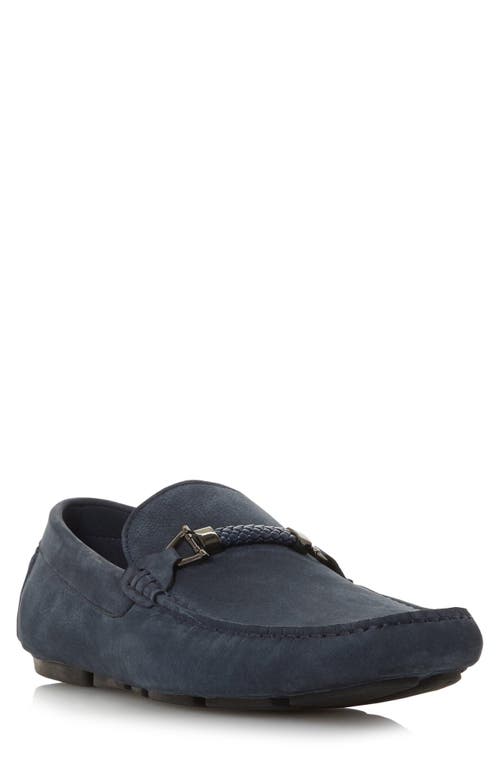 Beacons Braided Bit Driving Loafer in Navy