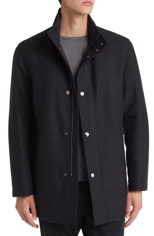 BOSS Camron Wool Blend Jacket in Dark Grey at Nordstrom, Size 46