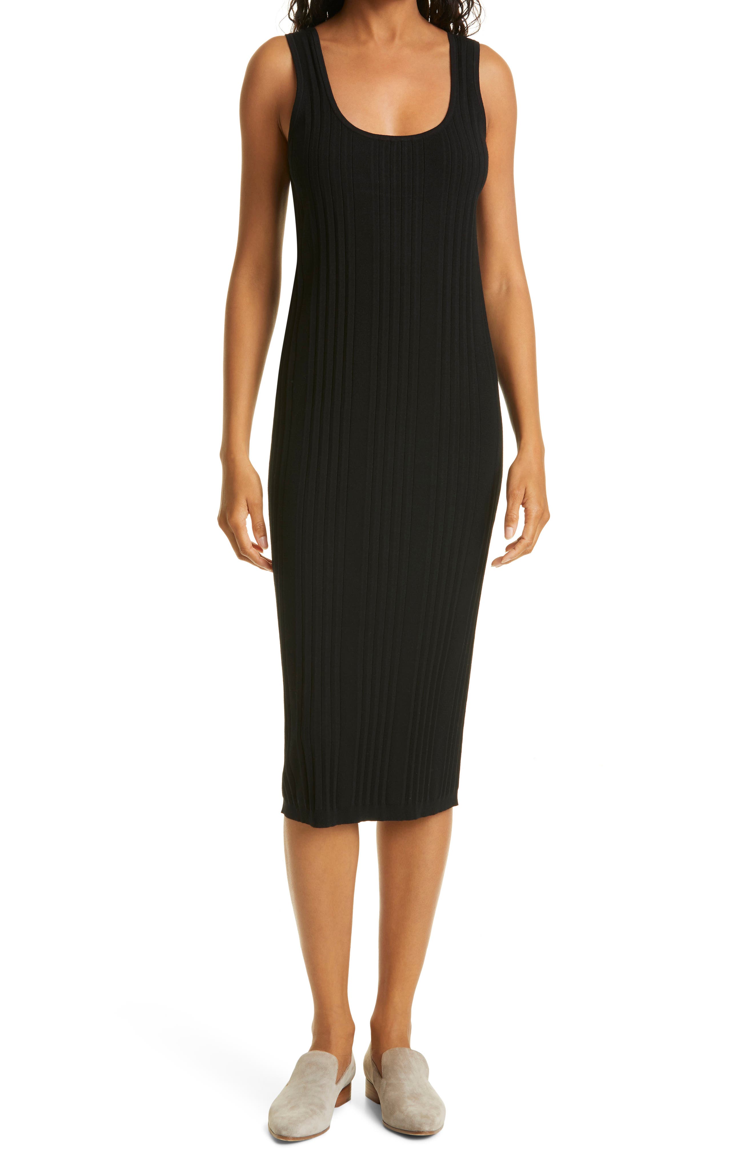 ribbed tank top dress