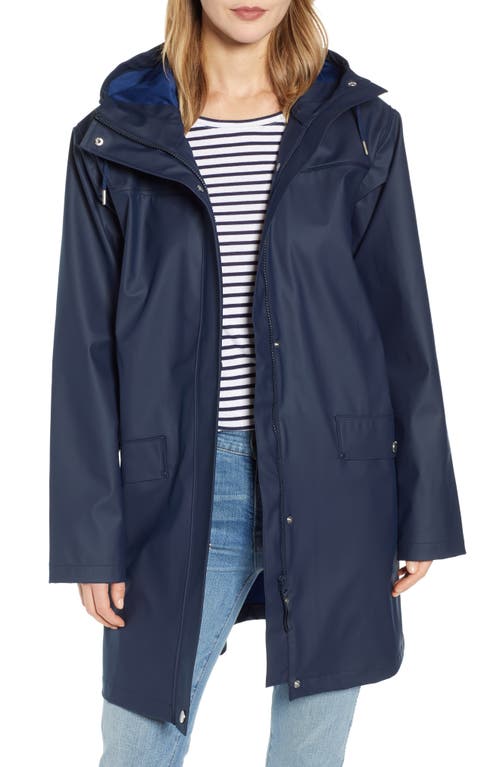 Helly Hansen Waterproof Moss Raincoat in Navy