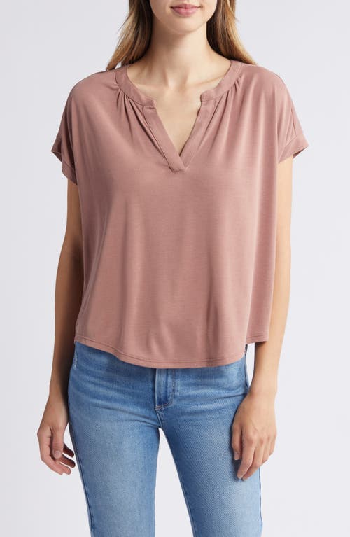 Lucky Brand Sandwash Swing Top In Pink