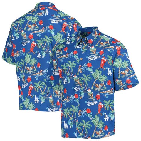 Men's Reyn Spooner Royal Chicago Cubs Aloha Button-Down Shirt