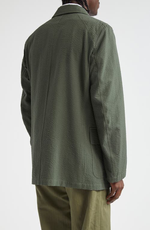 Shop Drake's Mk. Iv Check Cotton Madras Sport Coat In Green