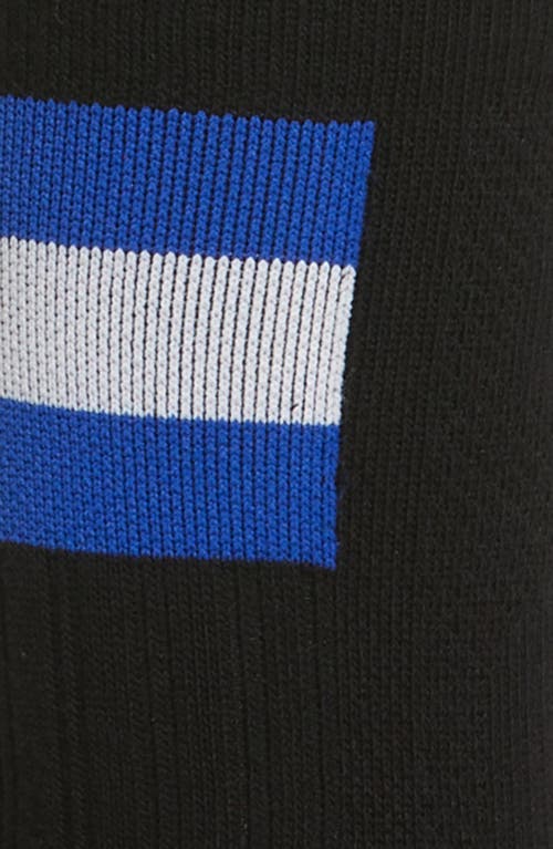 Shop On Tennis Crew Socks In Black/indigo