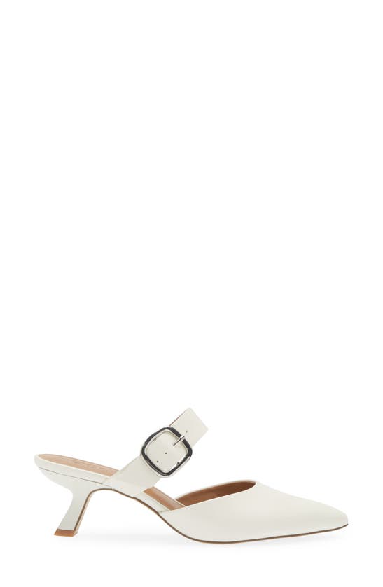 Shop Nordstrom Rack Fawn Mule In Ivory Pristine