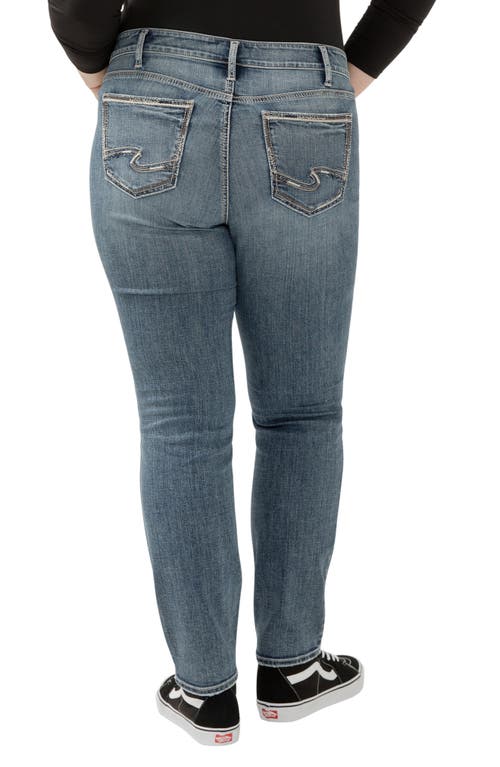 Shop Silver Jeans Co. Suki Straight Leg Jeans In Indigo