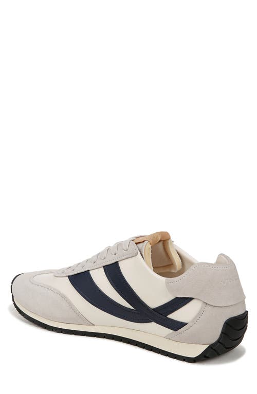 Shop Vince Oasis Sneaker In Milk/horchata/spruce Blue