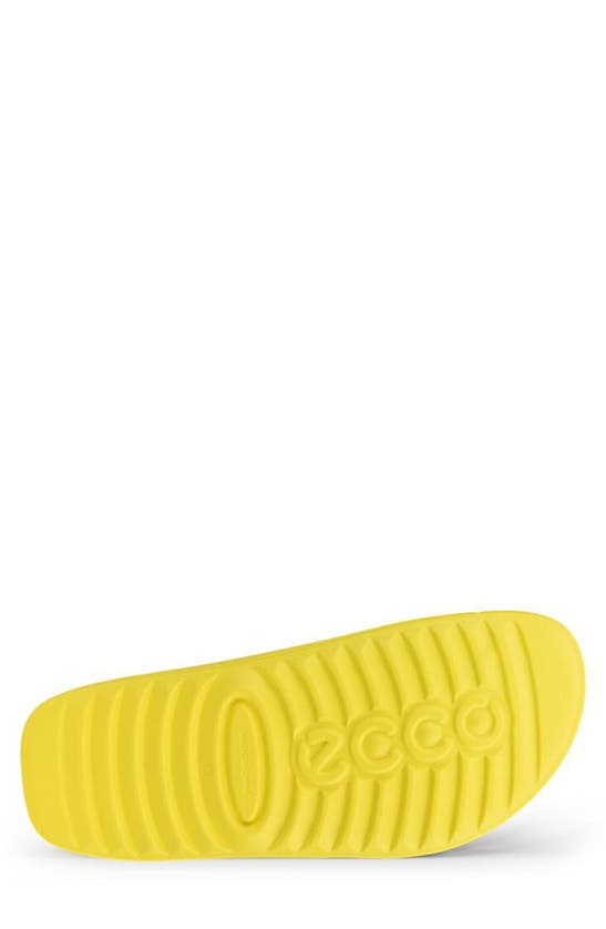 Shop Ecco Cozmo E Water Resistant Slide Sandal In Buttercup