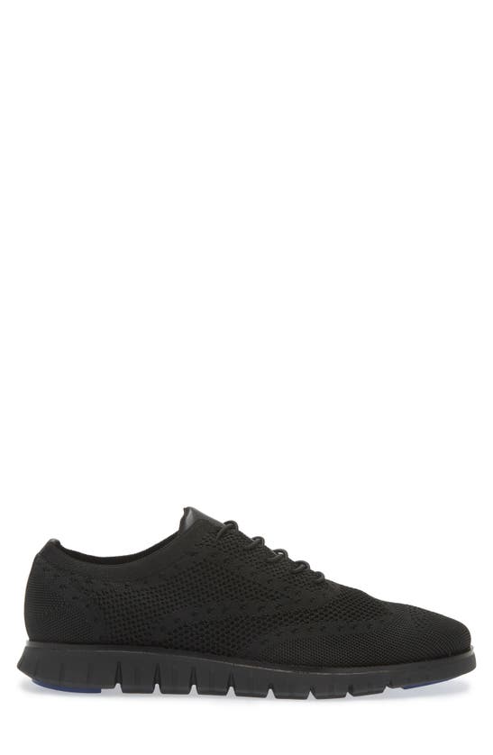Shop Reaction Kenneth Cole Nio Wingtip Knit Oxford In Black