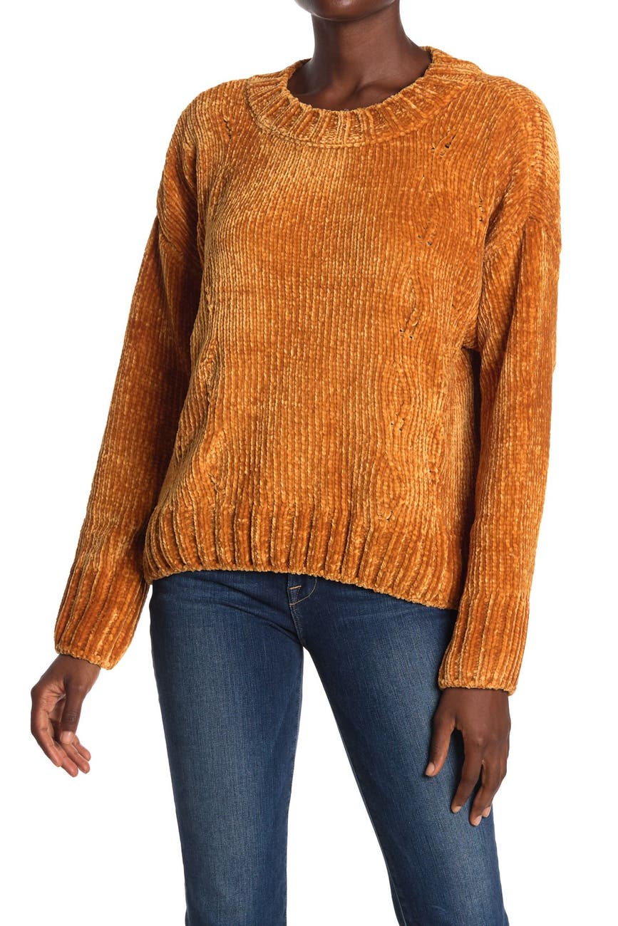 Sanctuary | Chenille Cable Knit Sweater | Nordstrom Rack