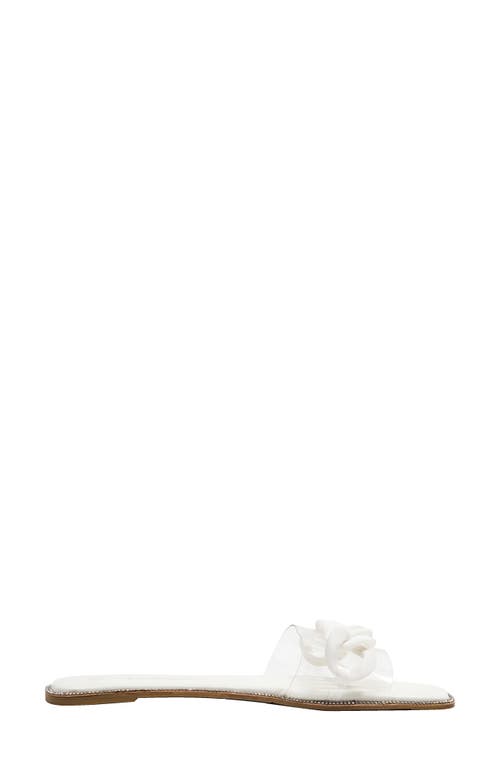 Ninety Union Women's Tampa Chain Link Vinyl Slides In White