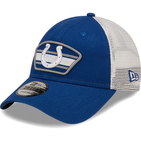 Indianapolis Colts 2022 NFL SIDELINE Cream-Royal Fitted Hat