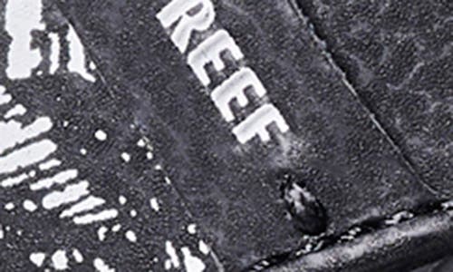 Reef Santa Ana Flip Flop In Black/white