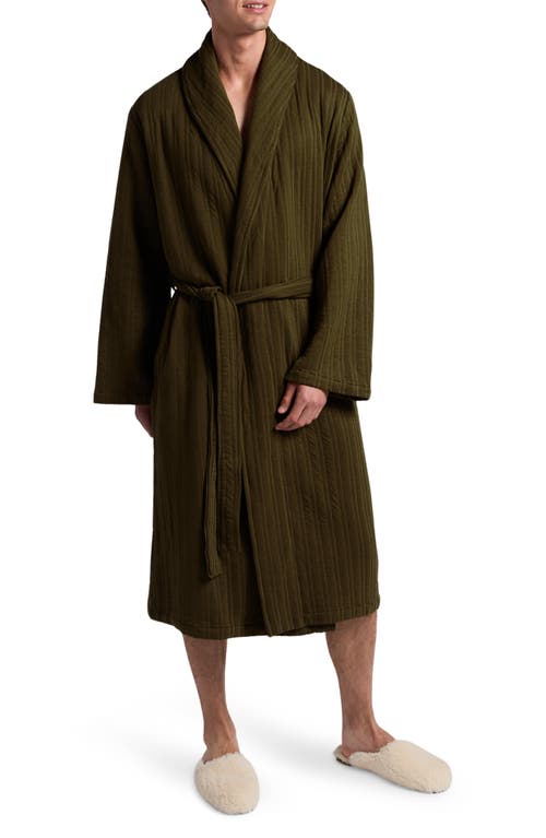 Parachute Cozy Knit Robe In Olive