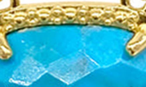 Adornia Fine Jewelry 14k Over Silver 2.00 Ct. Tw. Turquoise December Birthstone Necklace In Gold - Turquoise - December