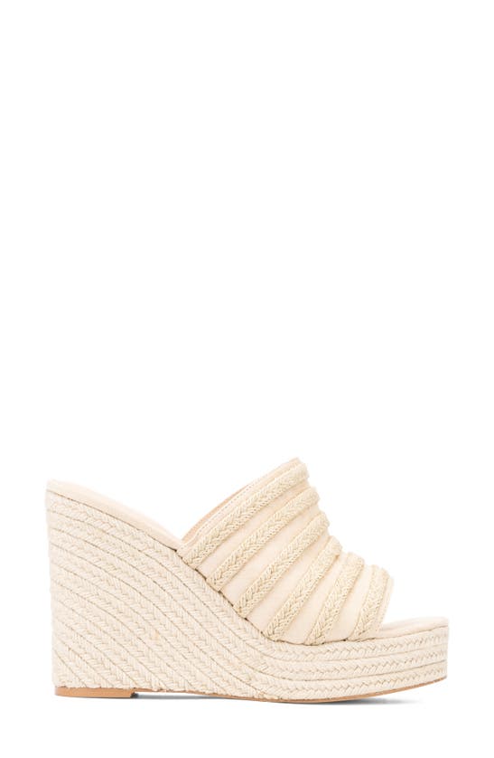 Fashion To Figure Sallie Platform Wedge Sandal In Natural