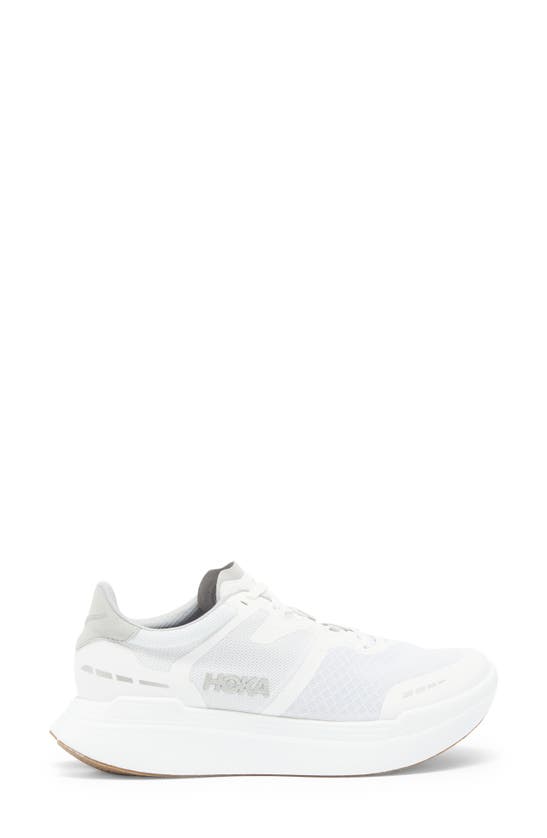 Shop Hoka Transport X Sneaker In White / White