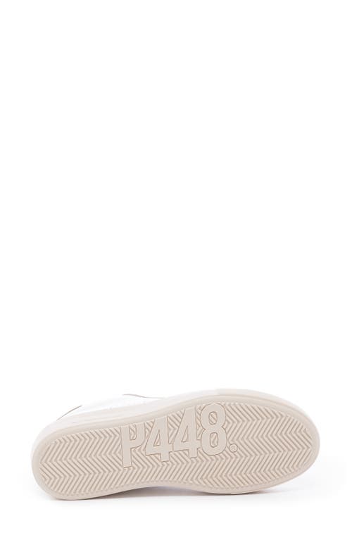 Shop P448 Thea Mid Top Sneaker In Cream-cloud