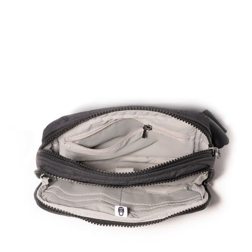 Baggallini Modern Belt Bag Sling In Black Puff