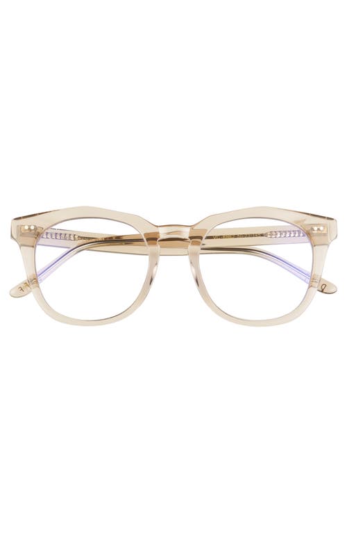 Shop Diff 50mm Blue Light Blocking Glasses In Vintage Pink/clear