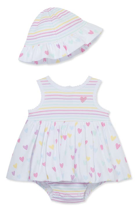 Rainbow Skirted Bodysuit & Hat Set (Baby)