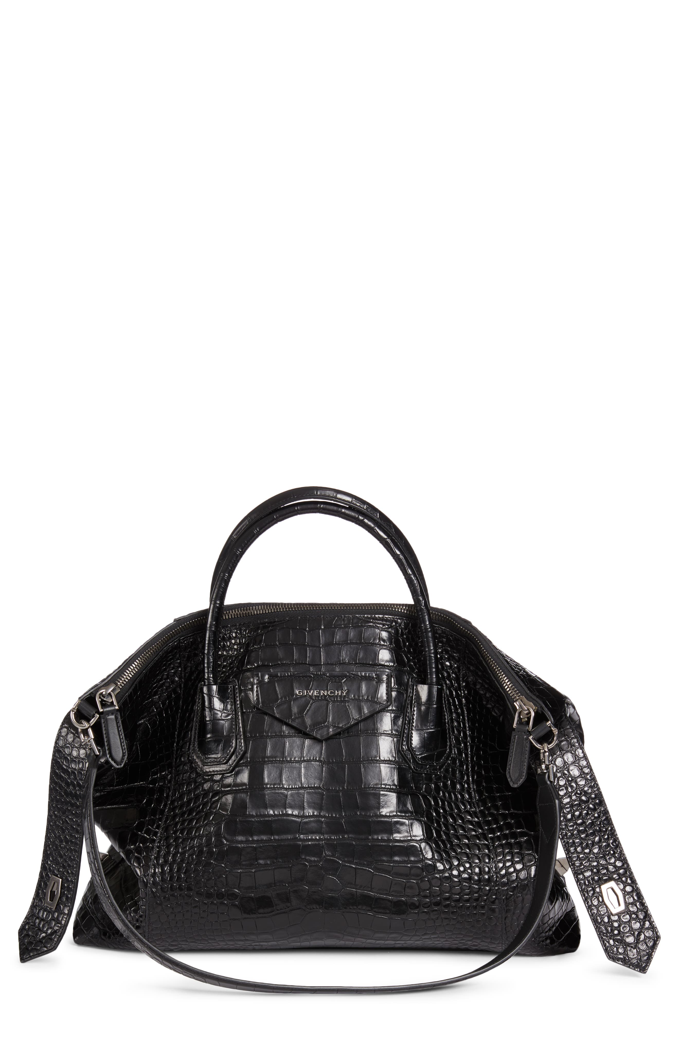 antigona soft small leather satchel