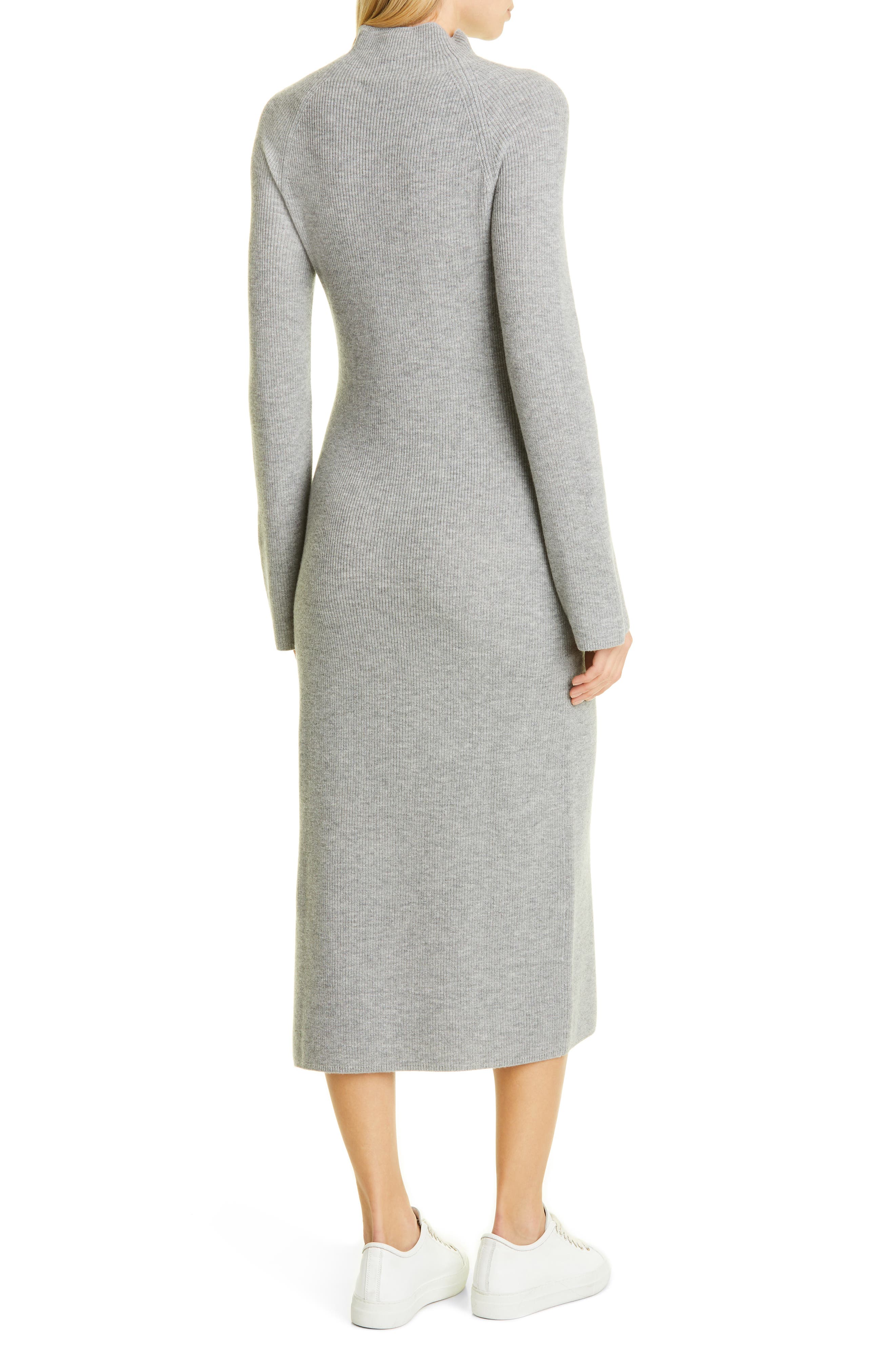 Theory Ribbed Long Sleeve Wool 