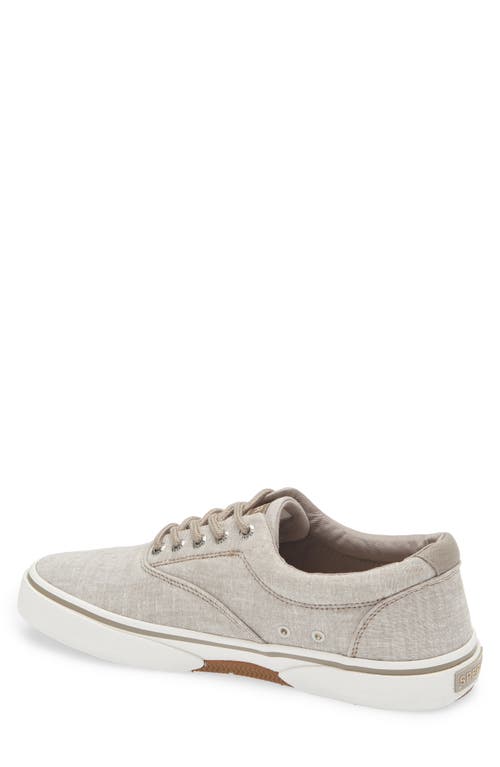 Sperry Top-sider® Sperry Halyard Cvo Cotton Chambray Sneaker In Chambray Grey