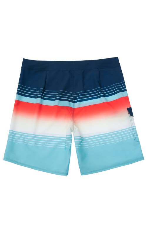 Shop Rokka&rolla 4-way Stretch Performance Board Shorts In Hawaiian Slush