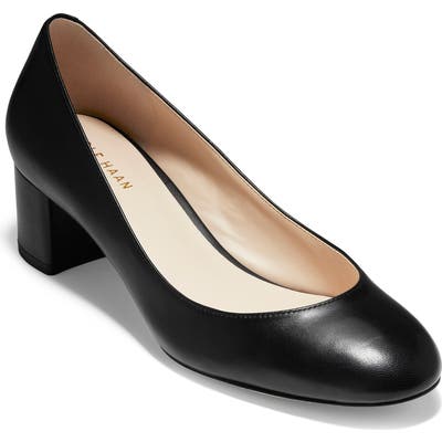 Cole Haan Lesli Block Heel Pump, Black