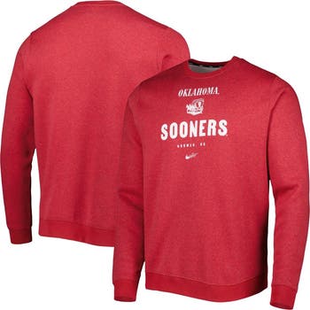 Nike Men's Nike Crimson Oklahoma Sooners Vault Stack Club Fleece Pullover Sweatshirt | Nordstrom
