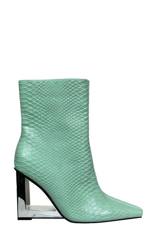 Ninety Union Fire Snip Toe Bootie In Mint