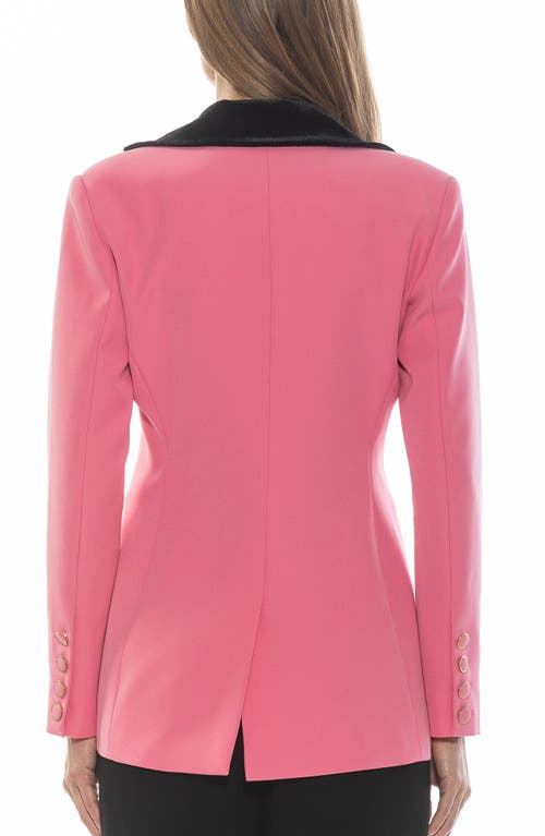 Alexia Admor Reiss Peak Lapel Blazer In Pink