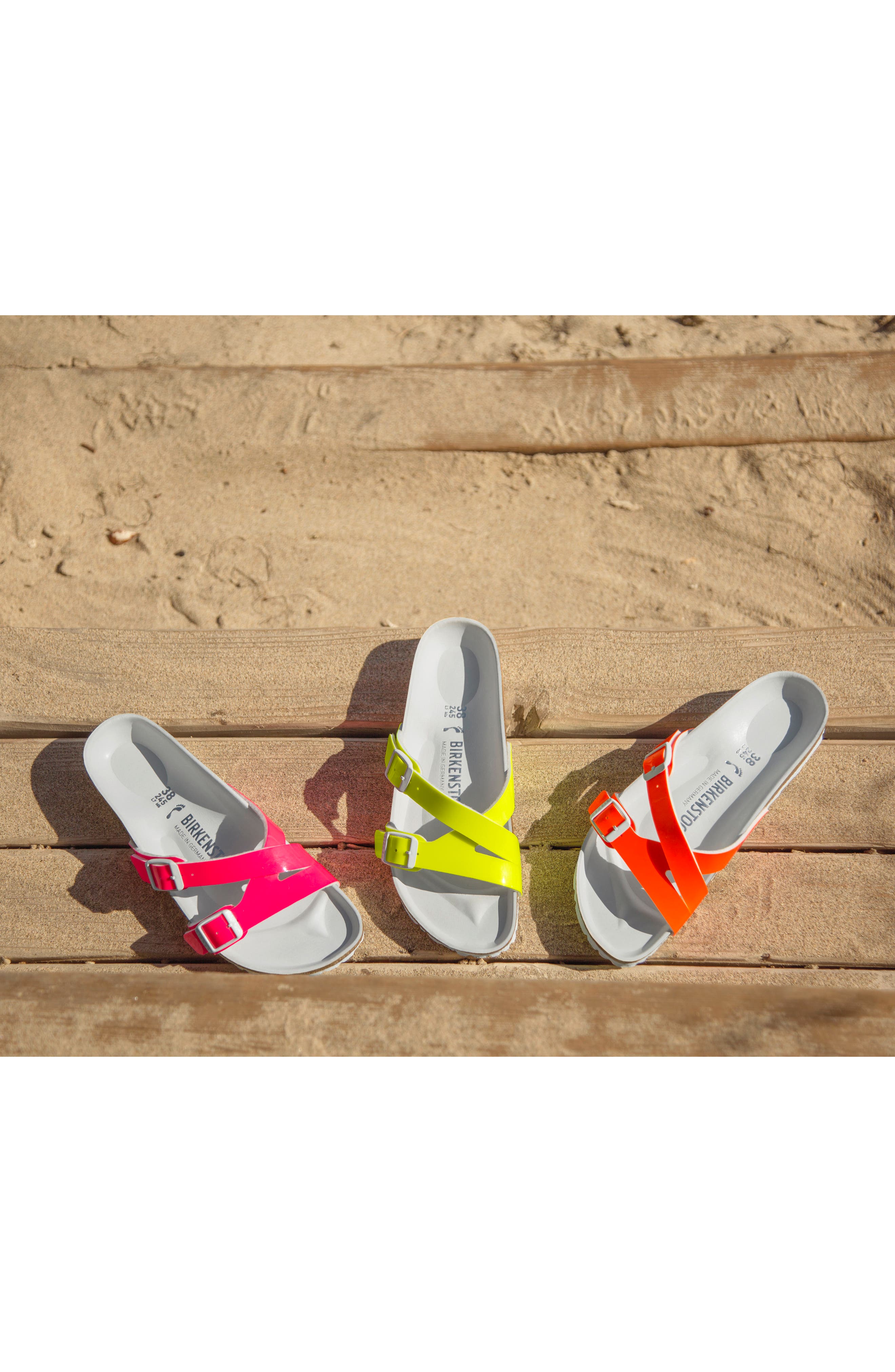 birkenstock type shoes on Birkenstock Yao Hex Patent Finish Sandal Nordstrom Rack