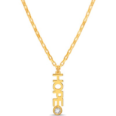 Lesa Michele Hope Pendant Necklace