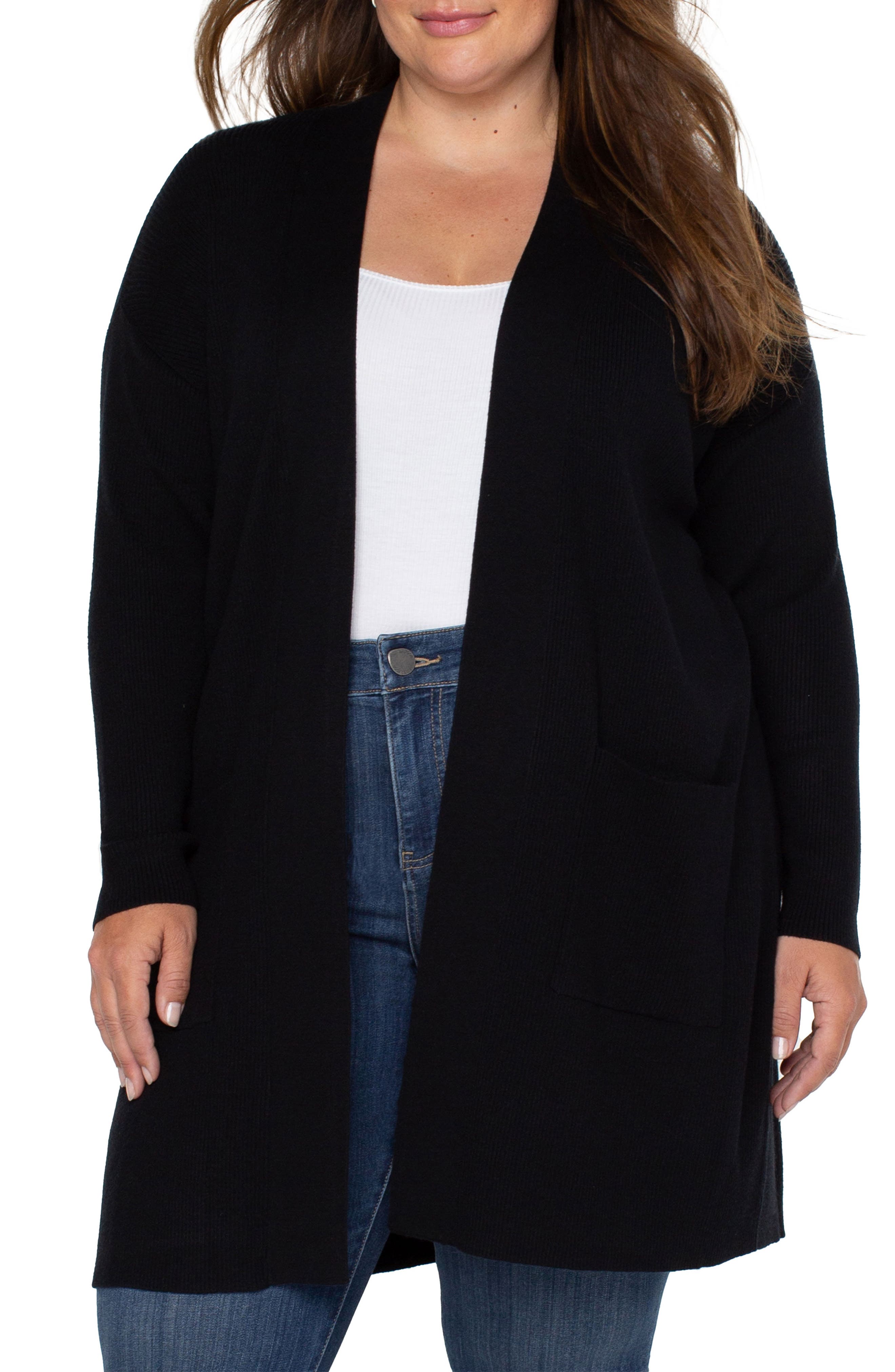 Women's Cardigan Plus-Size Sweaters 