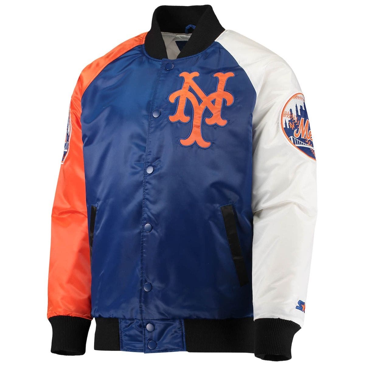 mets satin starter jacket